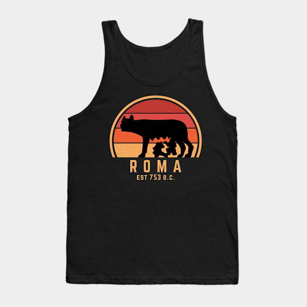 Roma Est 753 BC Founding Of Rome Tank Top by zeno27